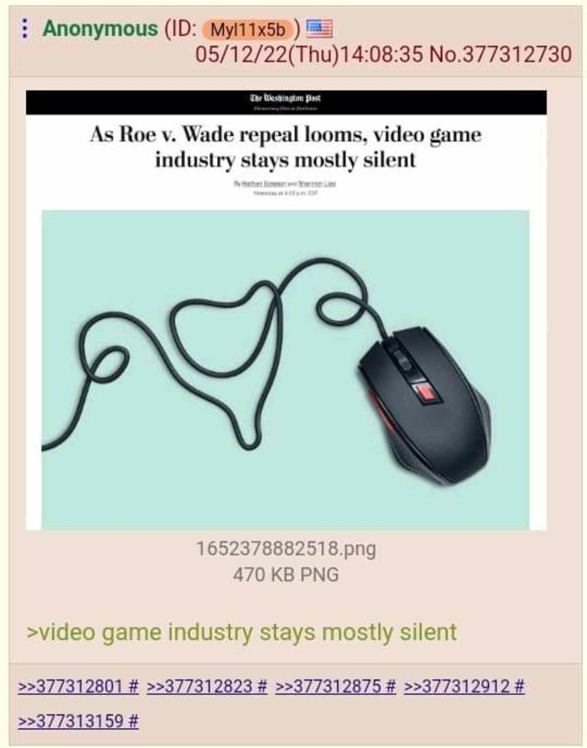 video game industry stays mostly silent