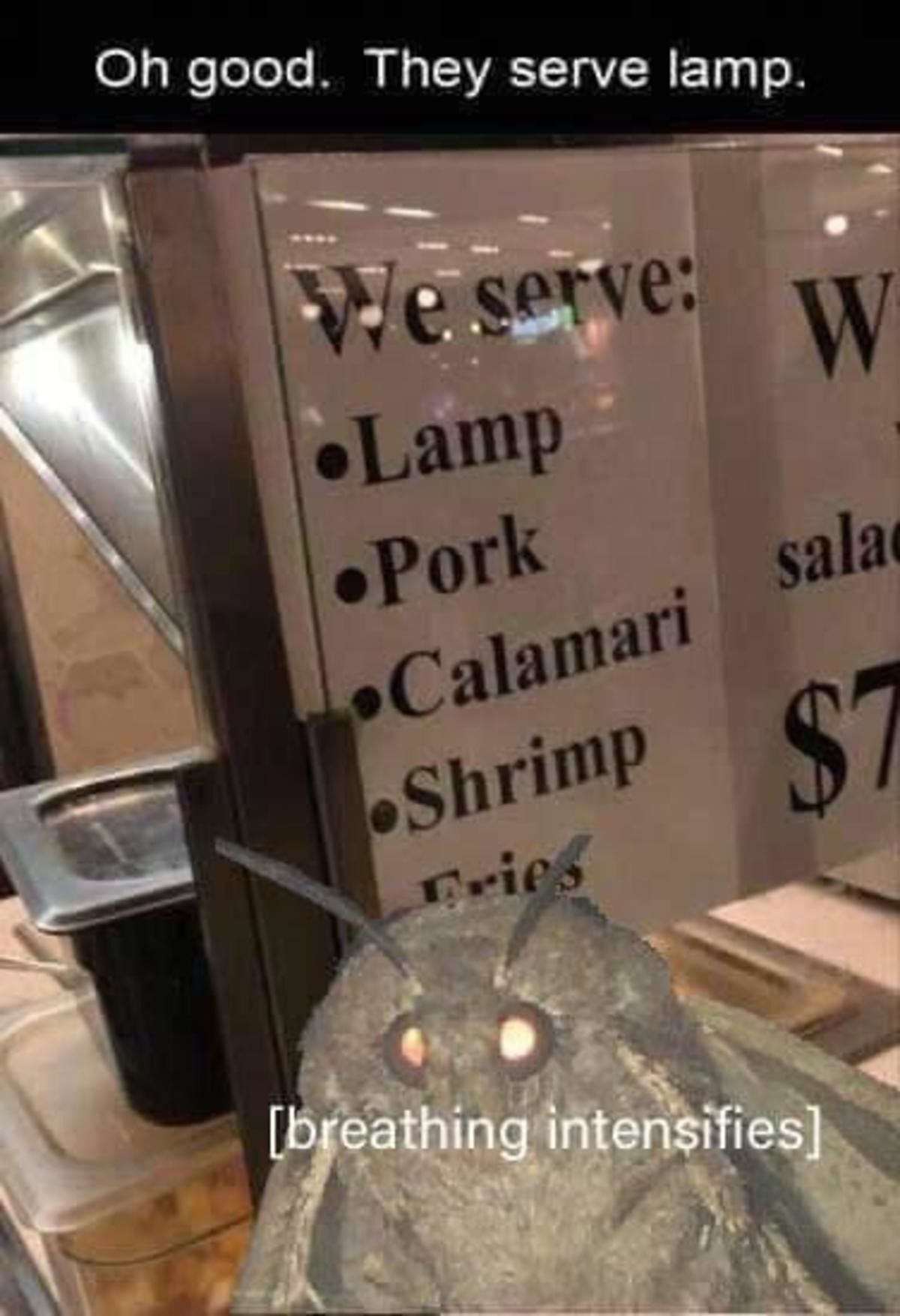with lamp sauce