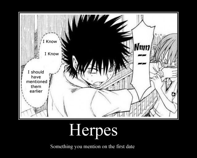 Herpes, something you should mention