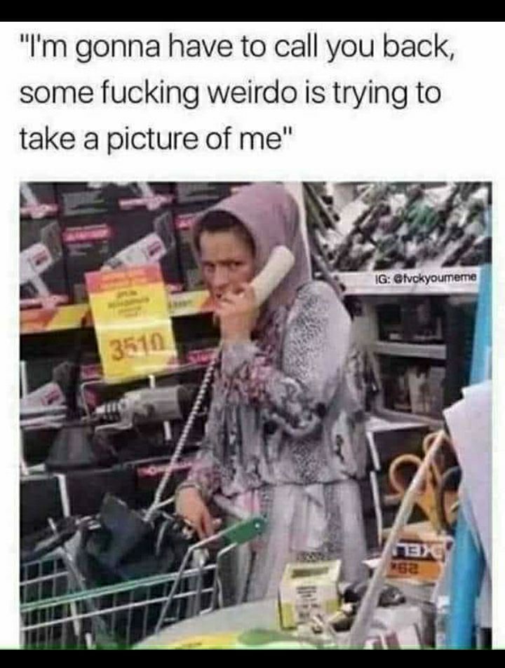 People have no shame!