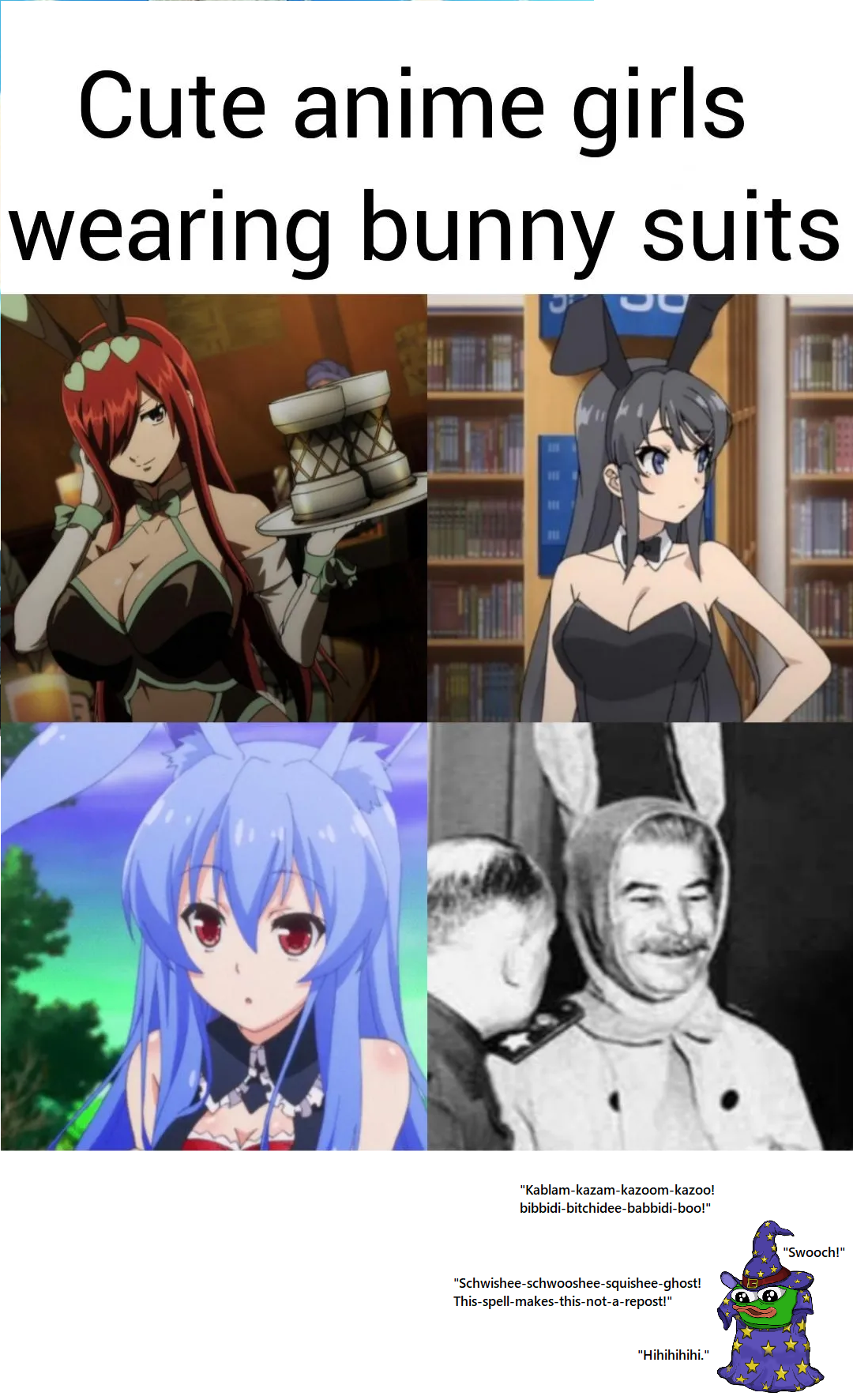 tfw no Stalinist bunny girl that steals your wheat...