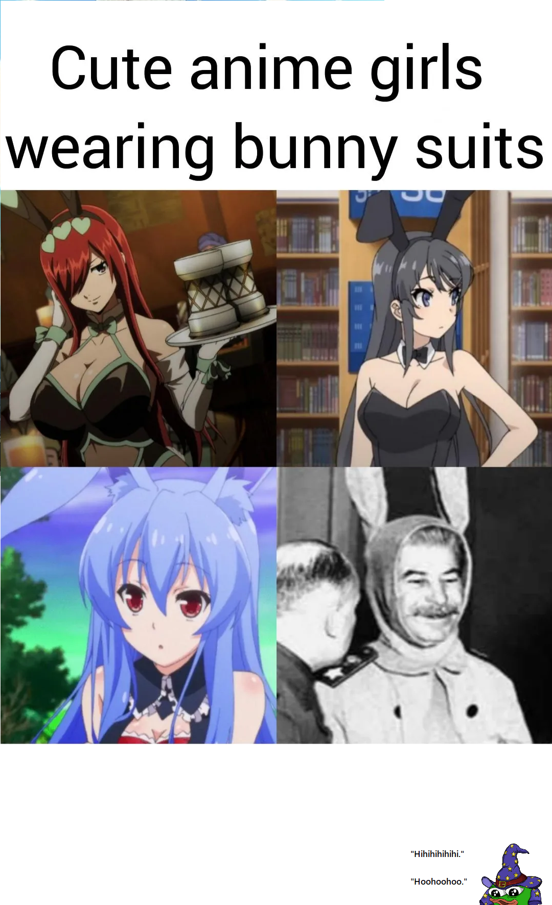 Send me to bunny girl gulag.