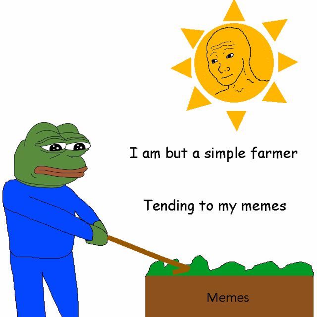 Pepe/apu a day - 134 just a simple meme farmer pepe
