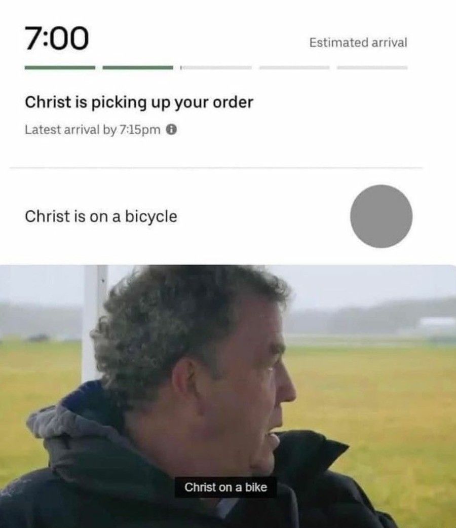 christ bicycle