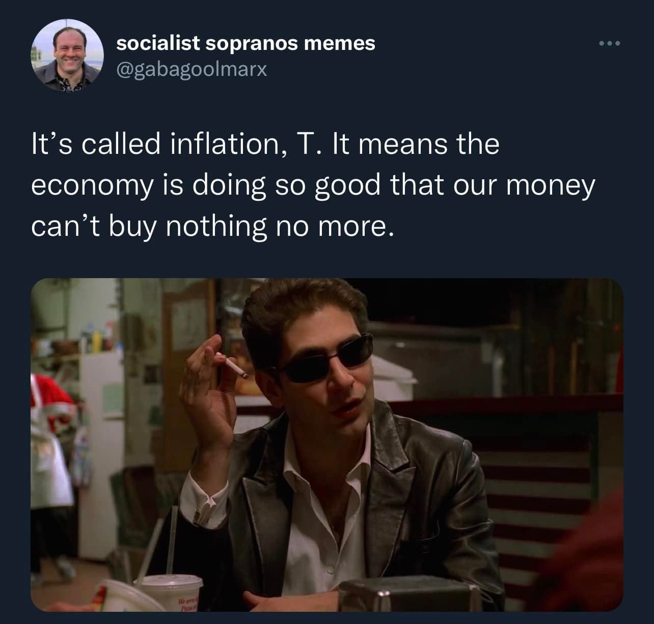 the tv brehs said inflation is good tho