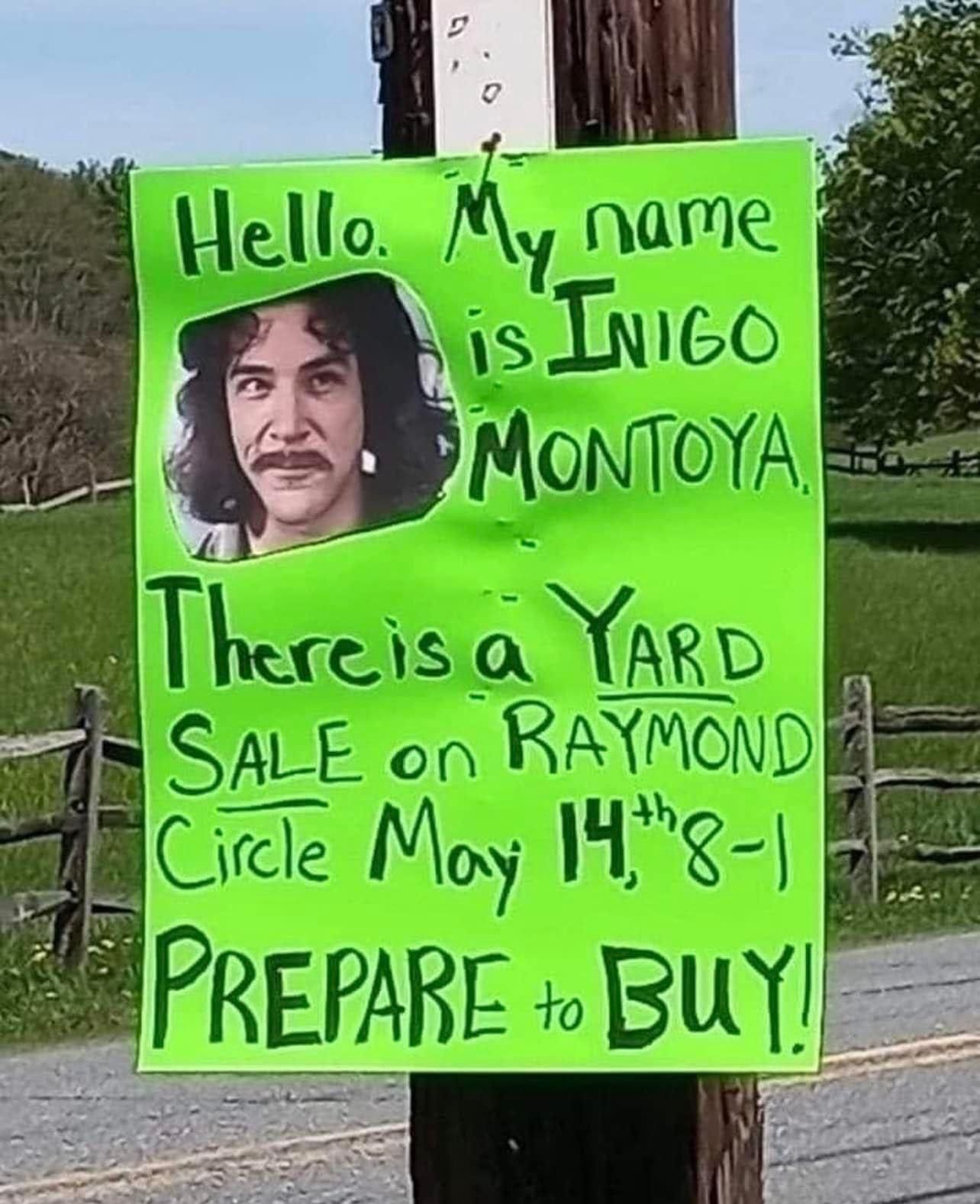 There’s a yard sale!