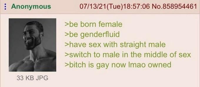 Switching genderfluids