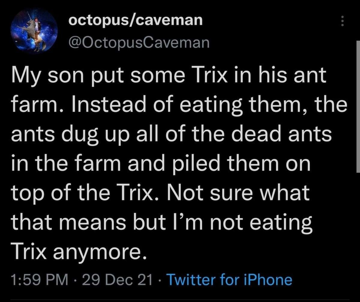 trix is... for kids?