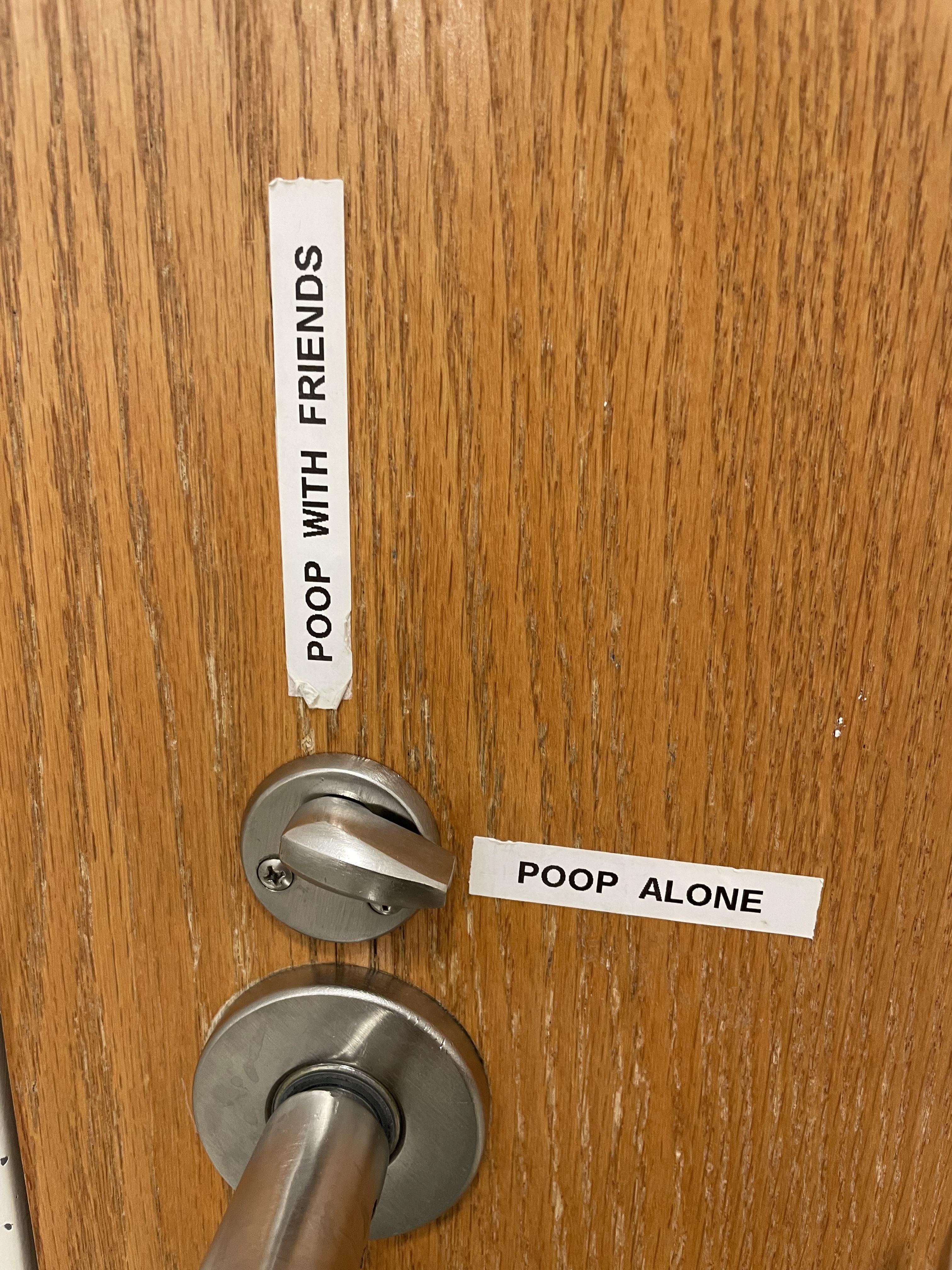 Found in the OR staff bathroom