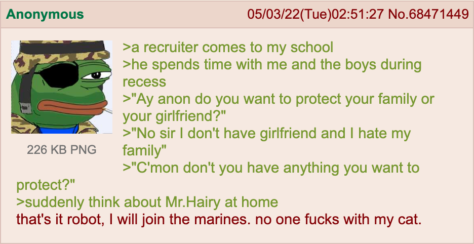 anon loves Mr.Hairy