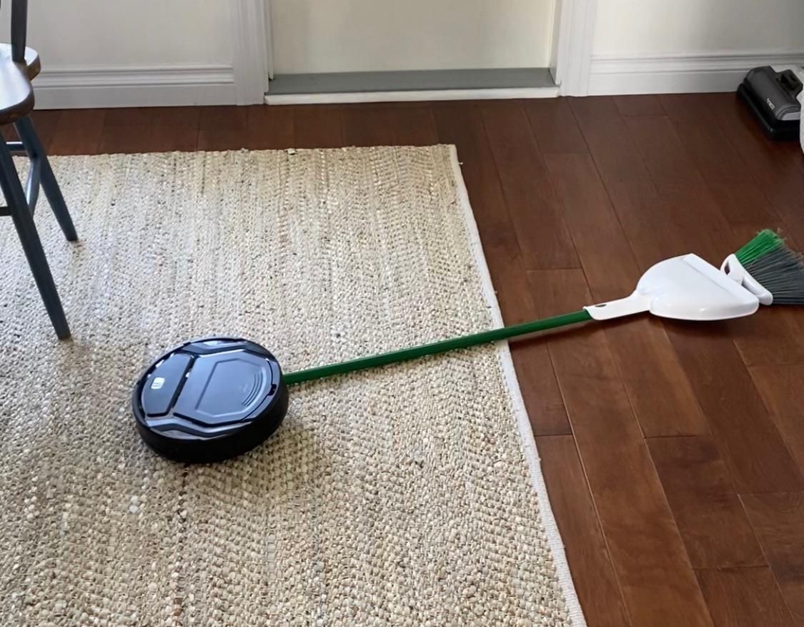My robot vacuum tried to take out the competition today.