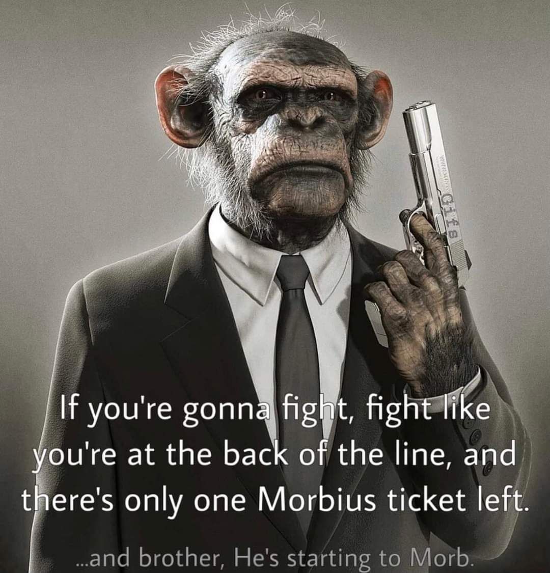 Morbin moment