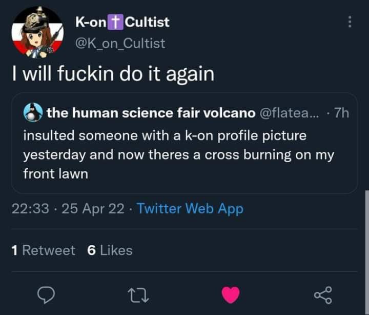 Typical k-on fan
