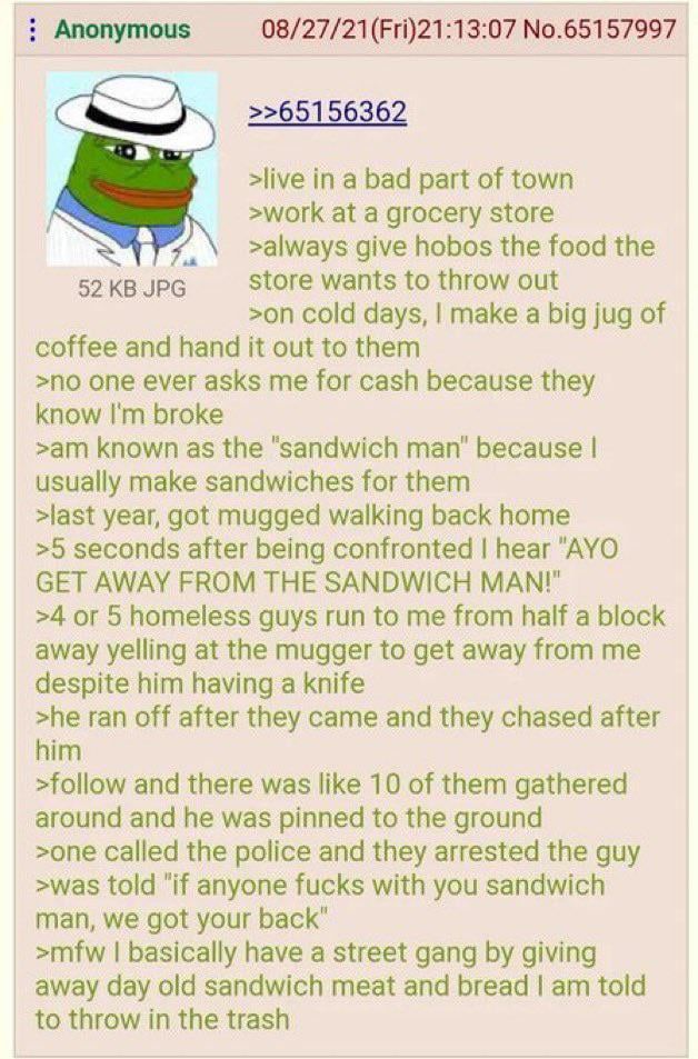 Sandwich man