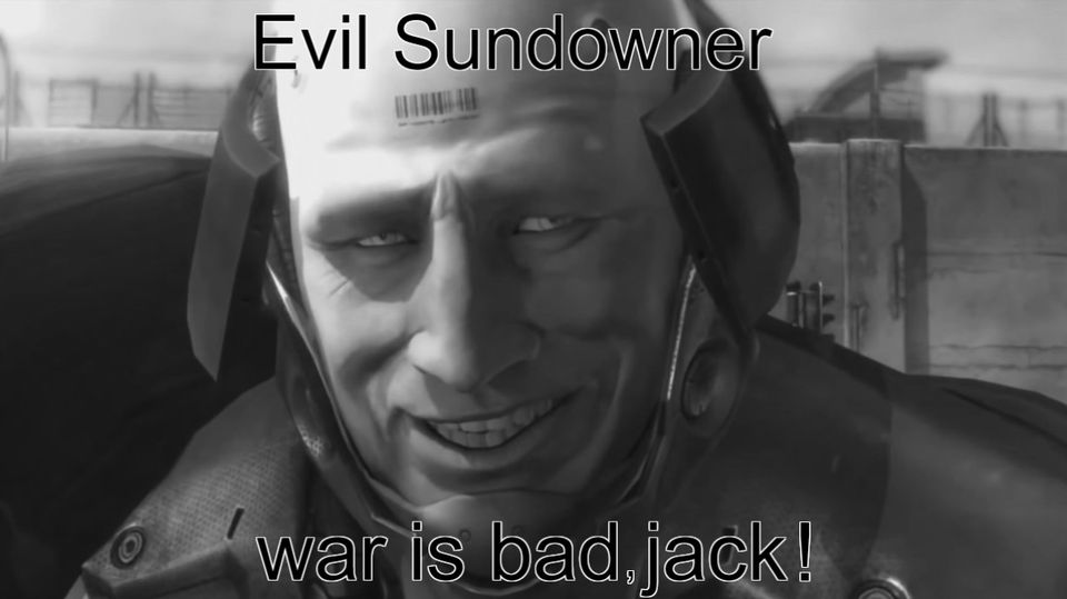 Hes anti war