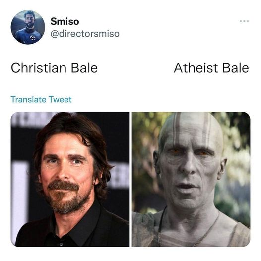 We finally got atheist bale