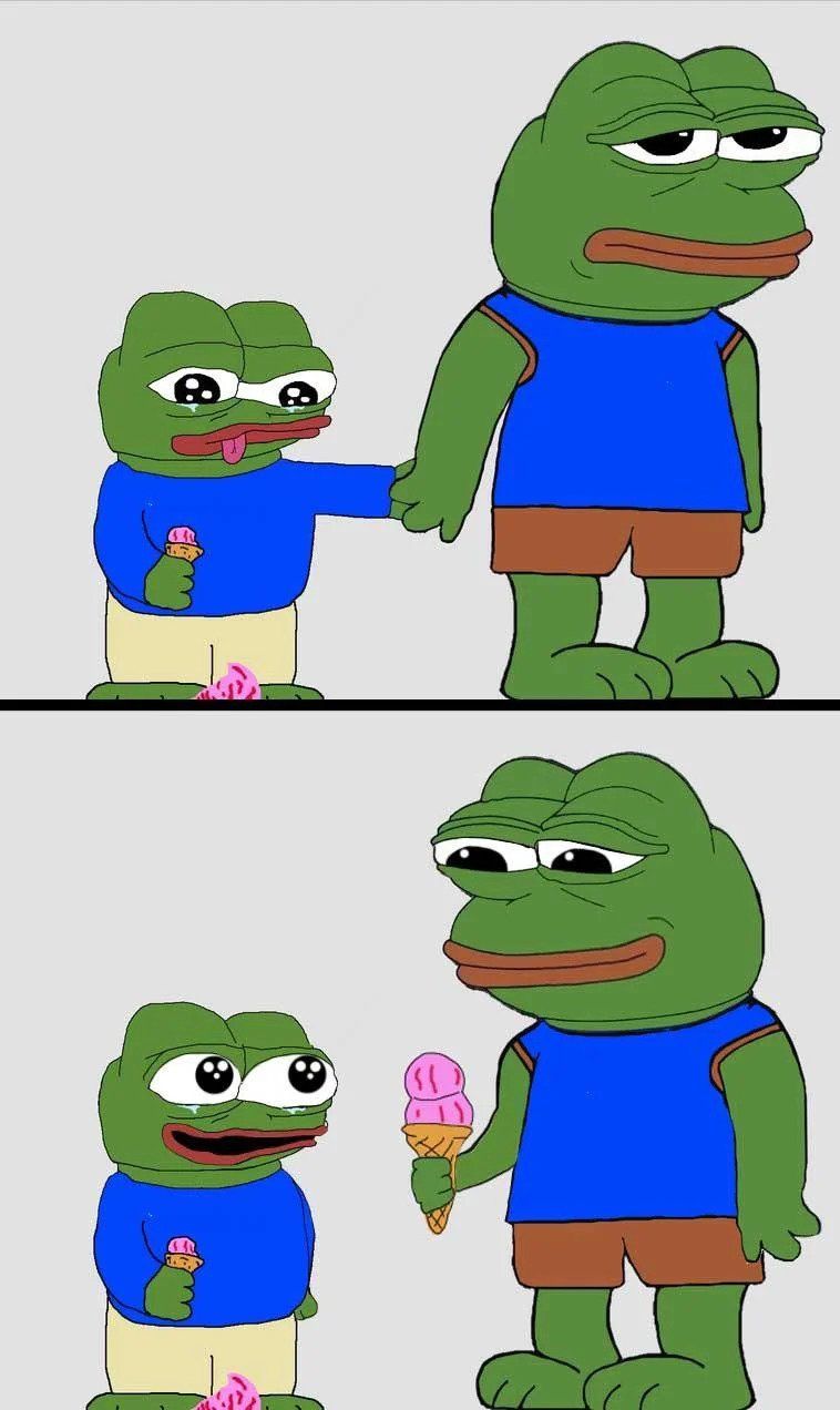 Pepe/apu a day - 145 happy icecream