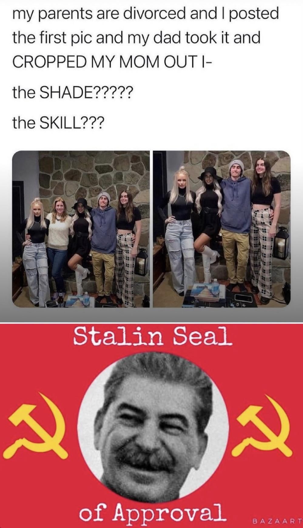 Stalin had been known for removing people from pictures to make himself look better