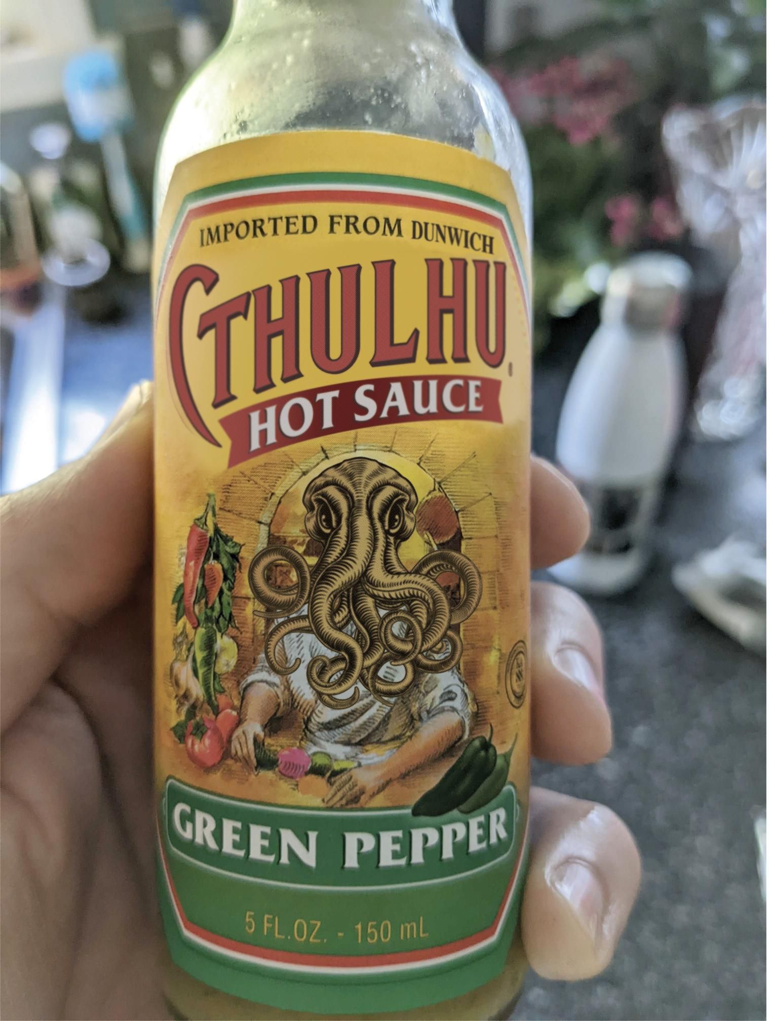Wait a minute, this isn't my usual hot sauce...