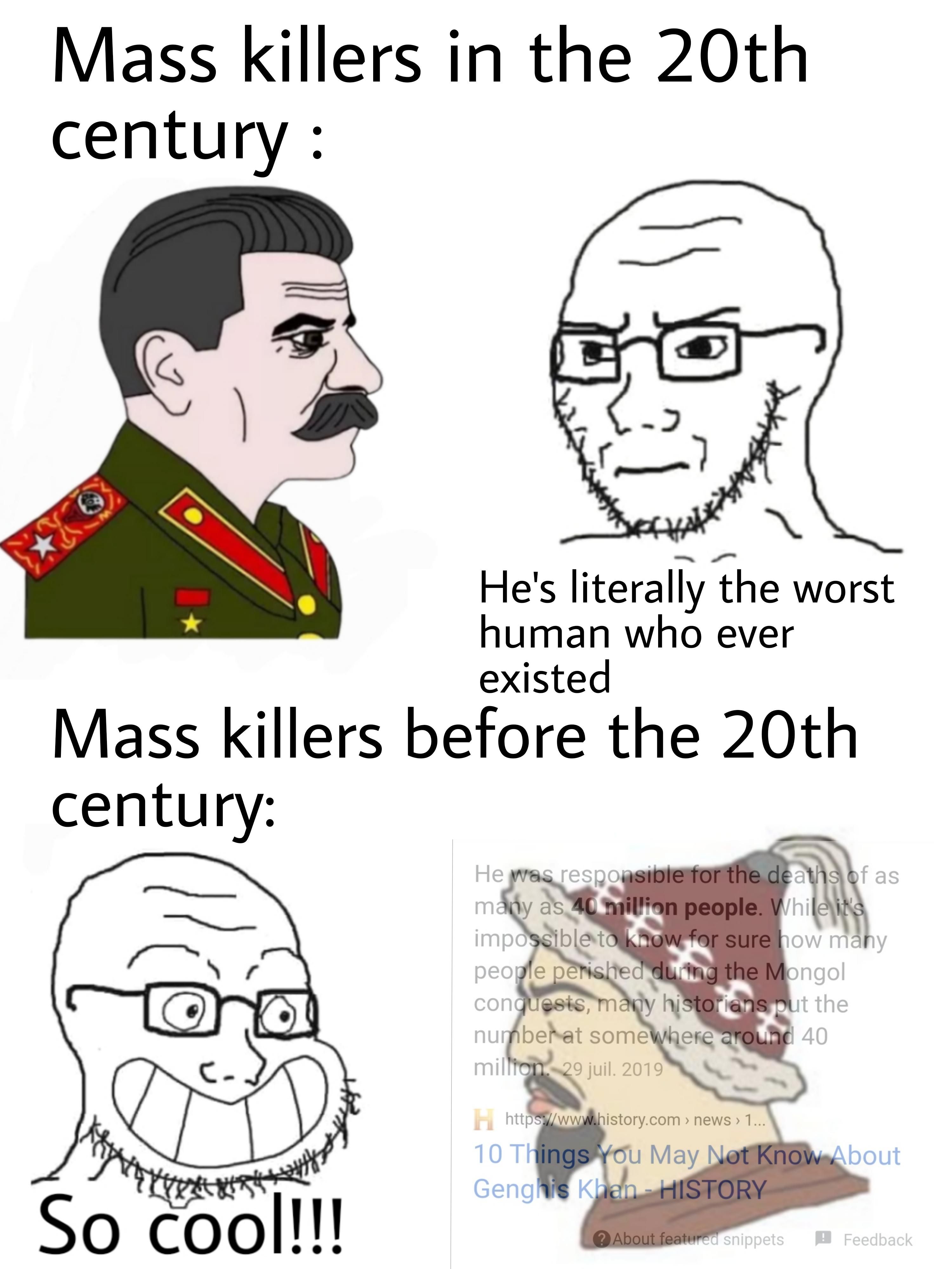 mass killers after and before the 20th century