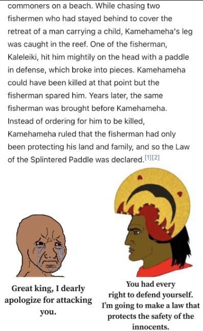 Kamehameha the Based