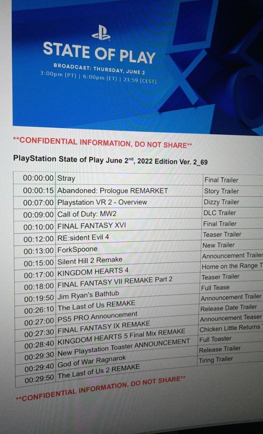 "E3" leak time!