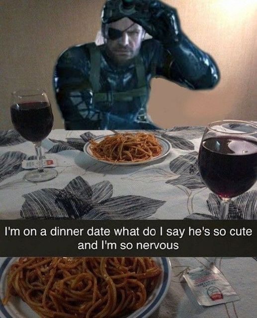 Date ends with his solid snake