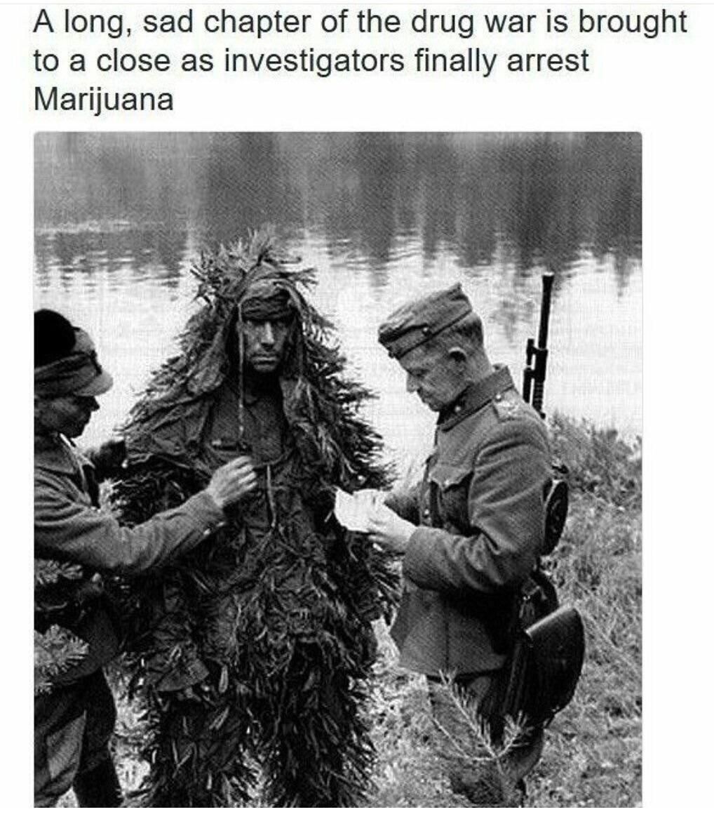 The war on drugs is over, circa. 1975.
