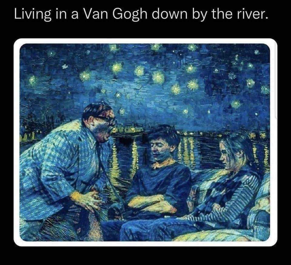 His speech is called, "Van Gogh for it!"