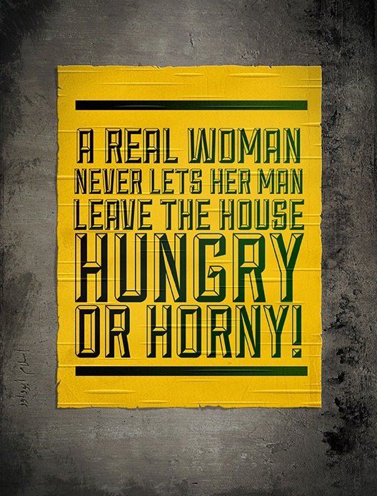 My GF said that today...