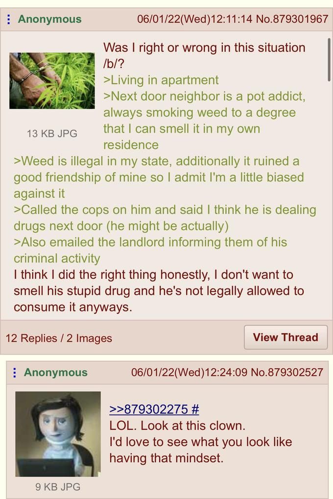 It's a miracle that Anon is posting on a site that isn't officially approved