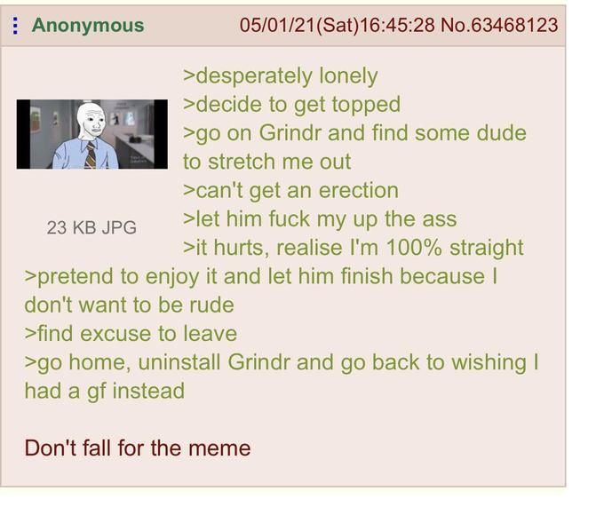 Didn't you hear? Being gay is a meme.