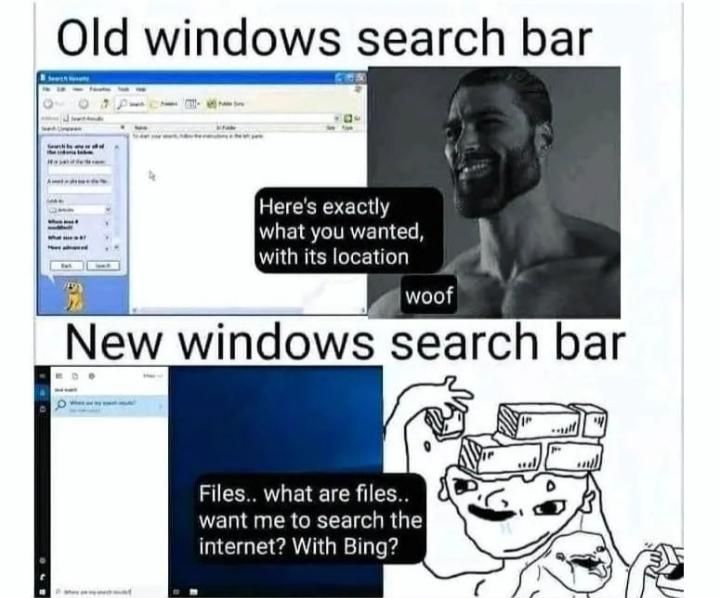 thats why we will always remember good old windows