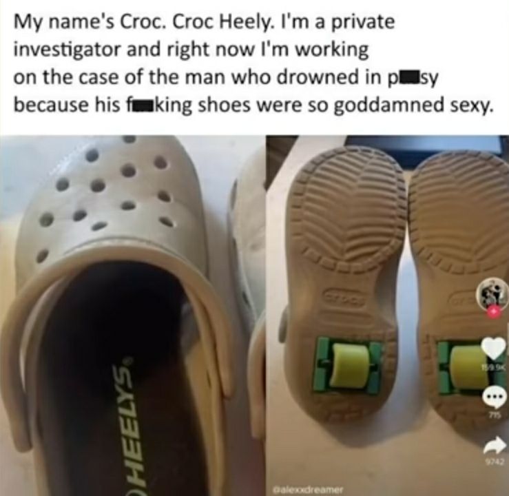 Don't disrespect the crocs