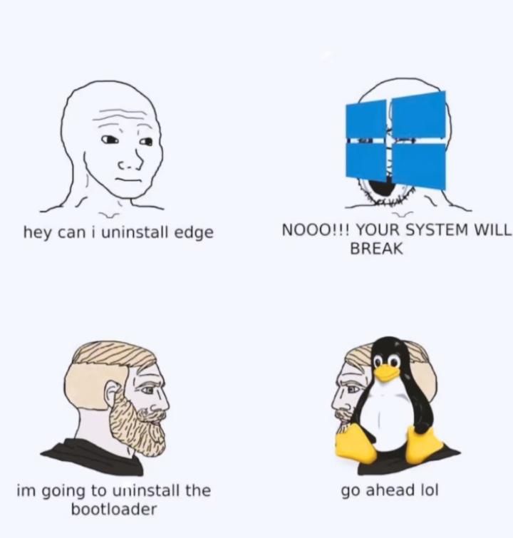 linux is true chad for sure