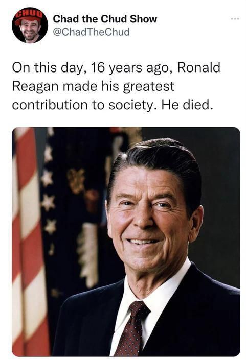Ronald Reagan's Greatest Contribution to Society