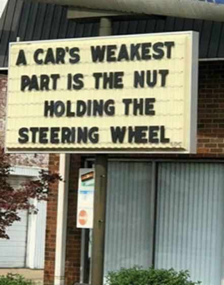 Every mechanic knows…