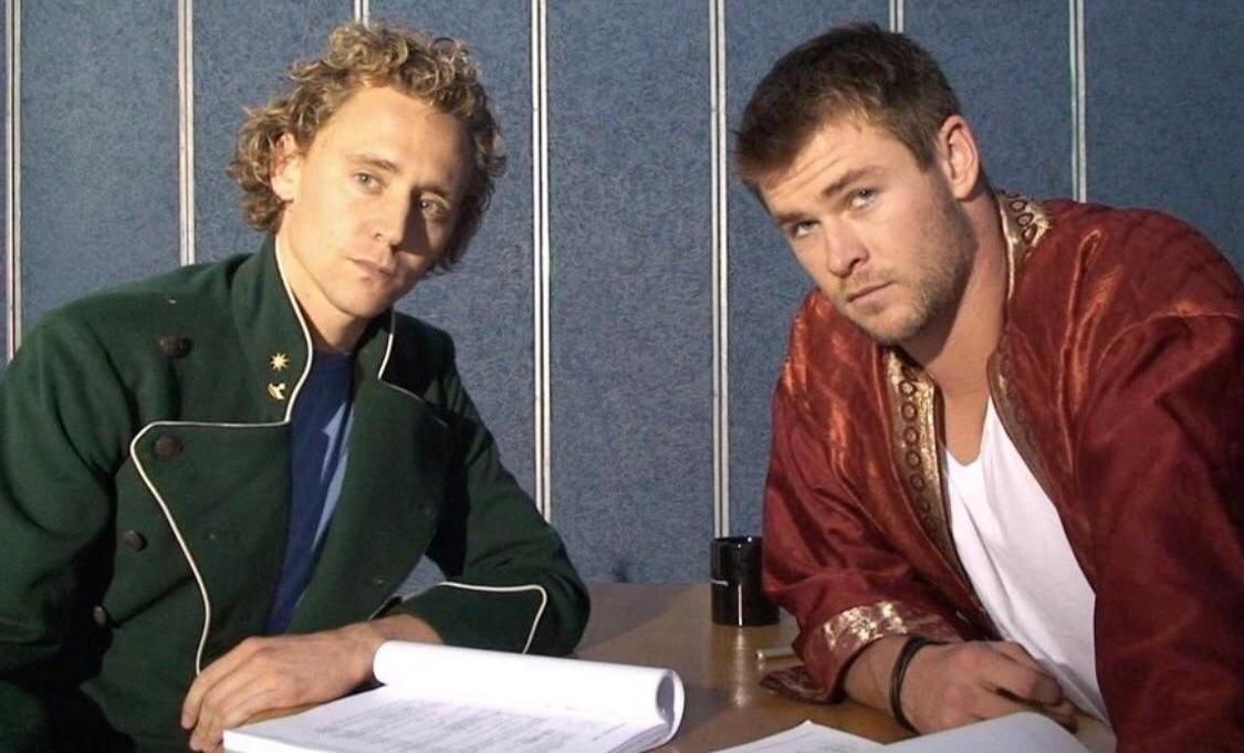 Hayden Christensen and Ewan McGregor after reading the script to Revenge of the Sith