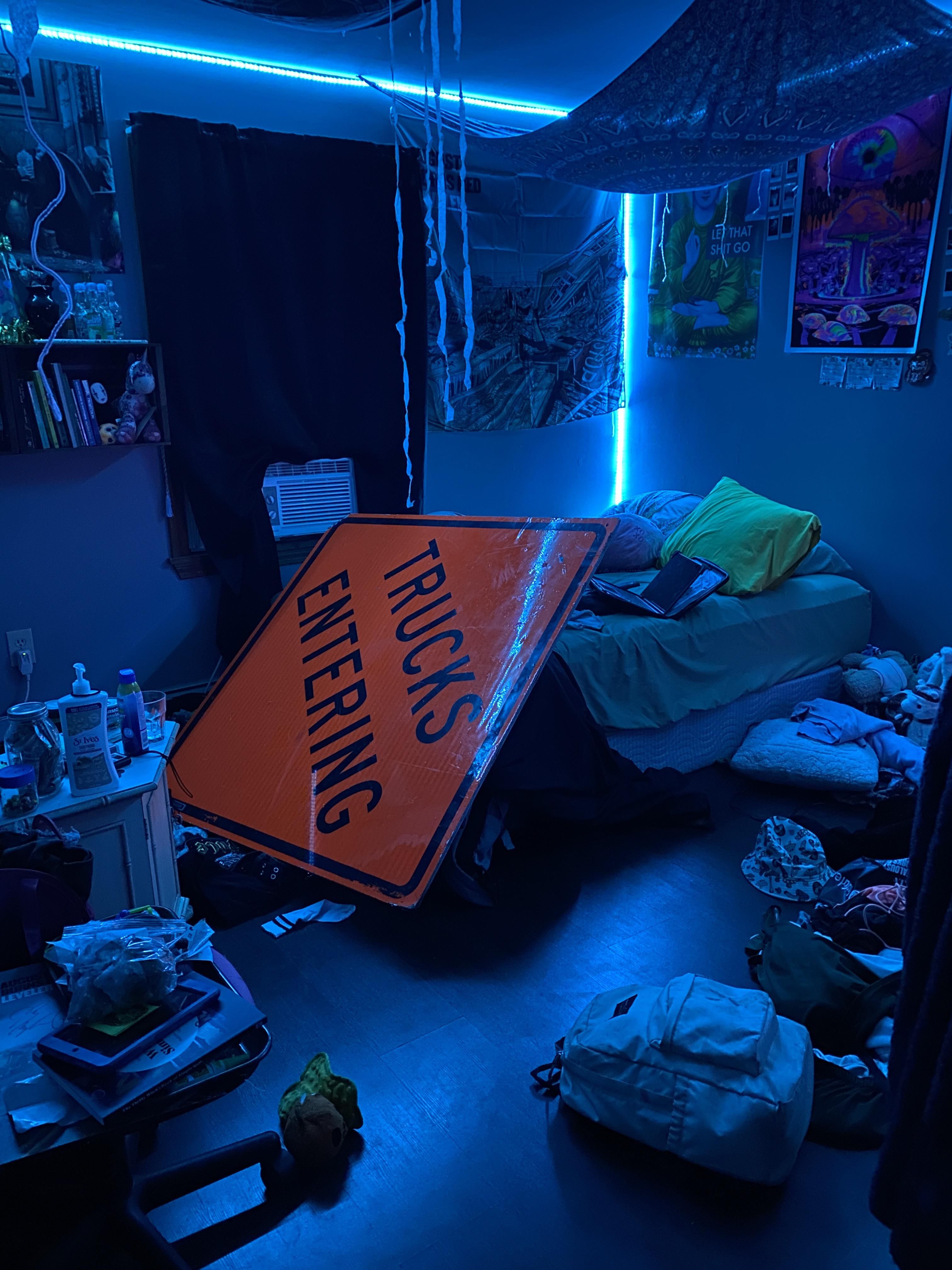 Sigh. My teen stole her first sign last night.