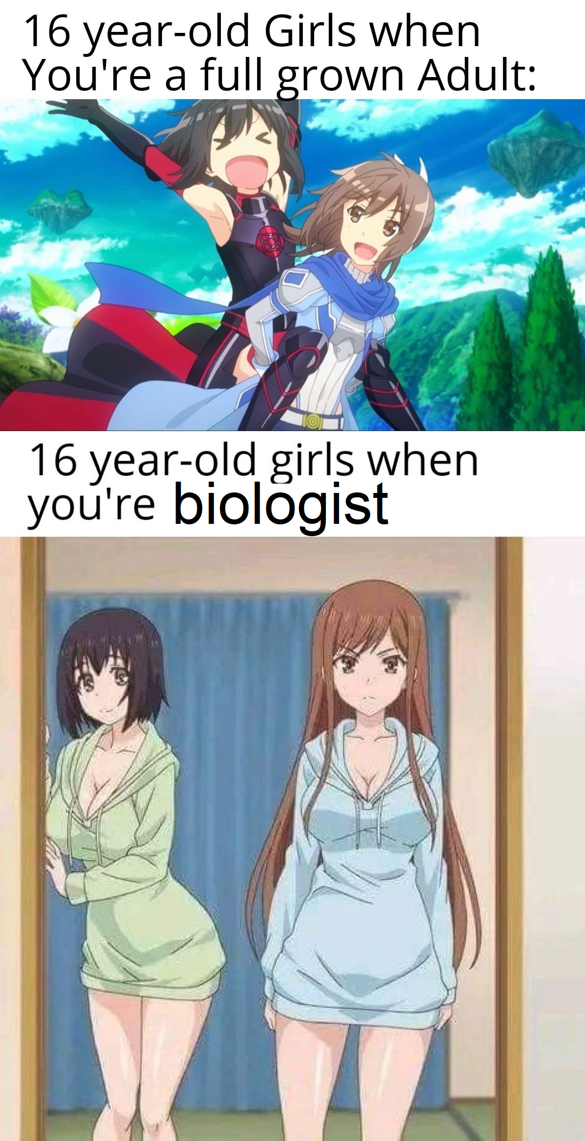 When she's old enough to bleed...