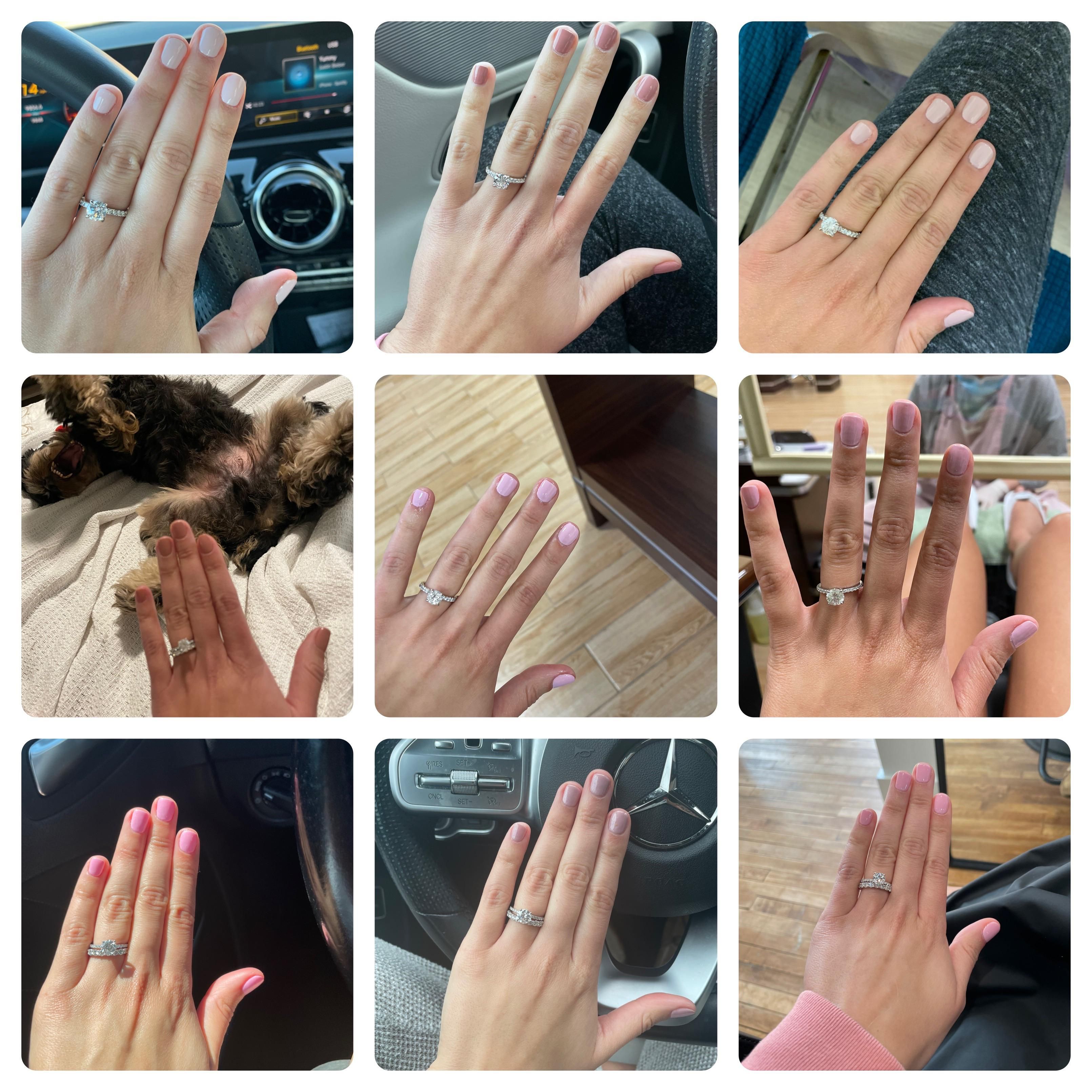 My wife always sends me pictures after pedicures. She claims she’s never used the same nail color twice…