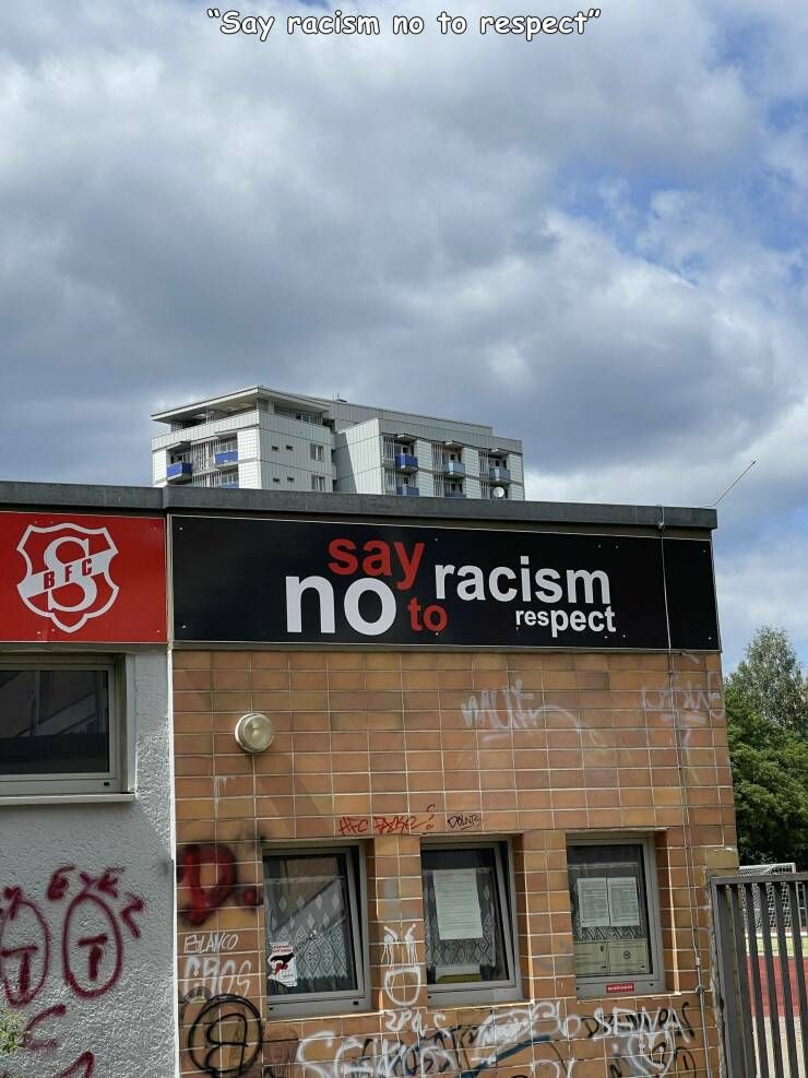 Say to, no racism respect
