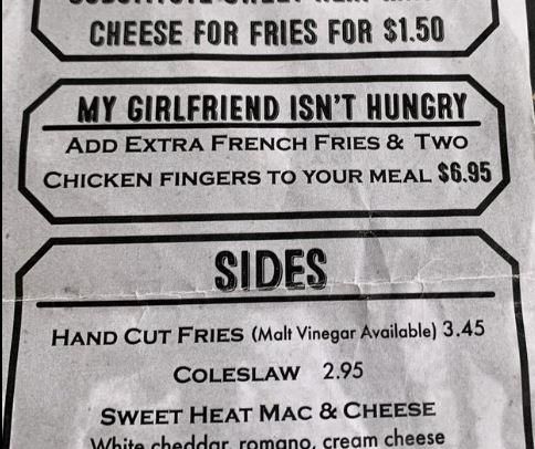 This menu item at my local restaurant