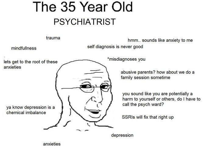*laughs in self-diagnosis confirmed by psychiatrist*