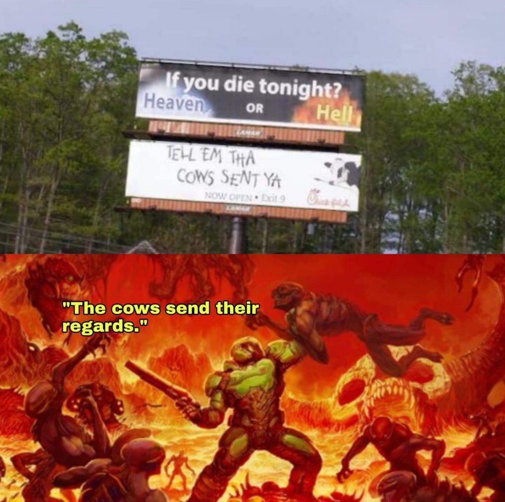 Don't have a cow man