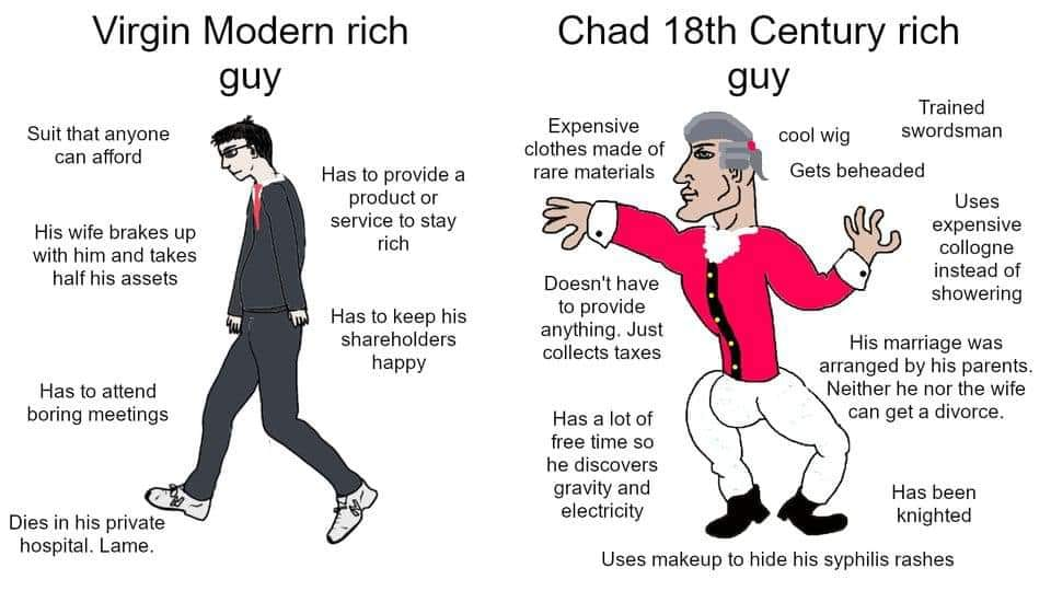 Remember when the rich were based?
