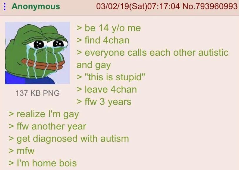 he went home