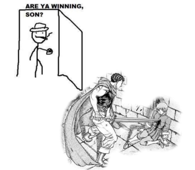 Didn't this make Guts worse than Donovan though? :O