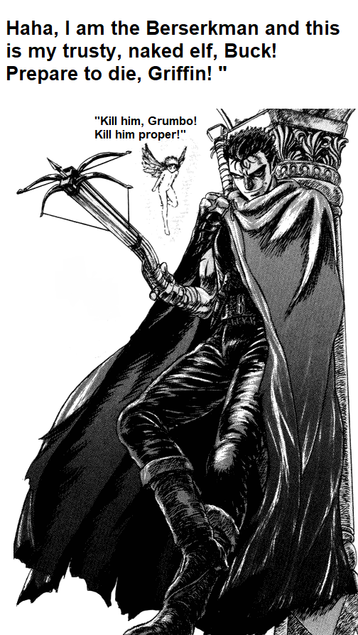 Berserk-o-Man: Millenials of the Falcon with a vendetta of vengeance and revenge
