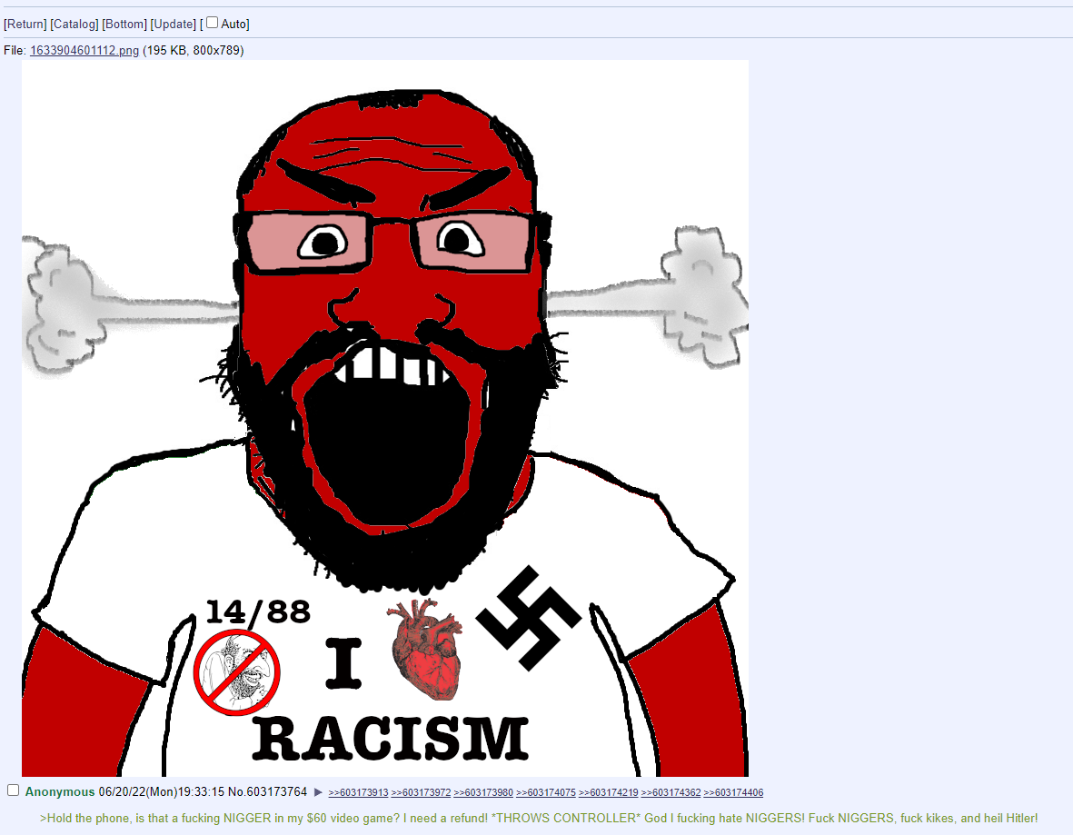 Soy - just hid a racist thread